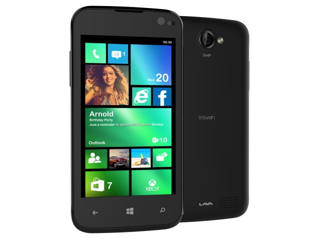 Lava Iris Win1 With Windows Phone 8.1 Launched at Rs. 4,999