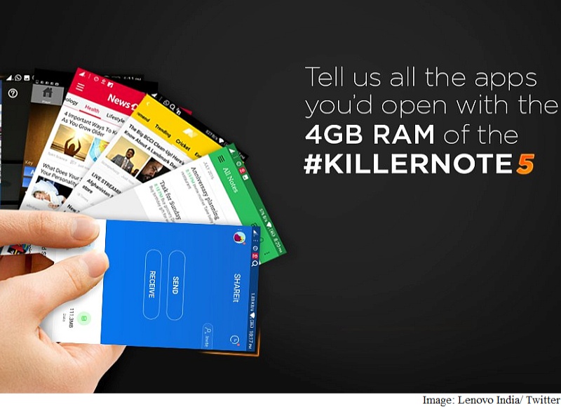 Lenovo K5 Note India Variant to Sport 4GB of RAM, Company Tips