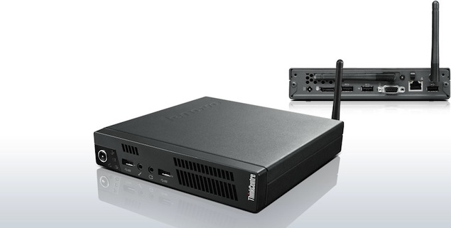 Lenovo launches 'world's smallest enterprise desktop PCs' Lenovo launches 'world's smallest enterprise desktop PCs'