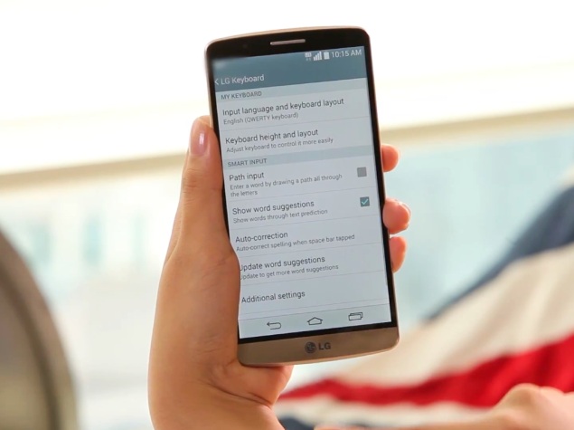 LG Updates G3's Smart Keyboard With Bilingual Word Suggestions and More