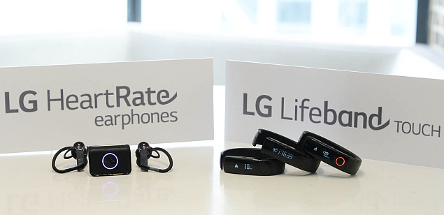 LG Lifeband Touch and Heart Rate Earphones Launched