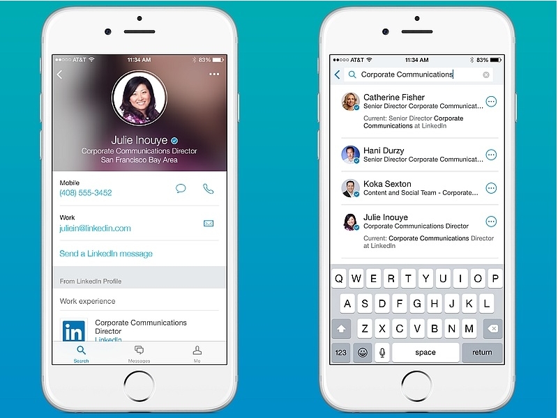 LinkedIn Lookup App to Help Find Co-Workers With Specific Skills