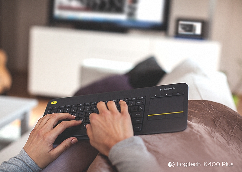Logitech India Launches Wireless Touch Keyboard K400 Plus for TVs |  Technology News