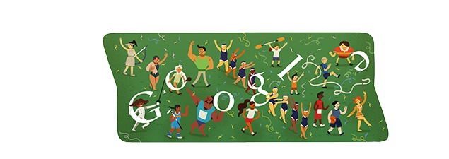 London 2012 closing ceremony: Olympics day 17 Google doodle