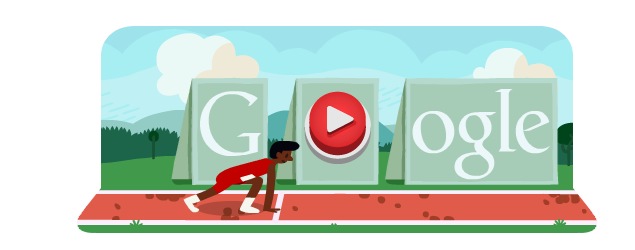 London 2012 football – Friday's Google doodle game, Google doodle