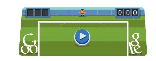 London 2012 soccer: Olympics day 15 Google doodle game