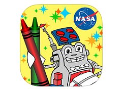 Nasa Releases Colouring Book App to Teach Kids About Rockets