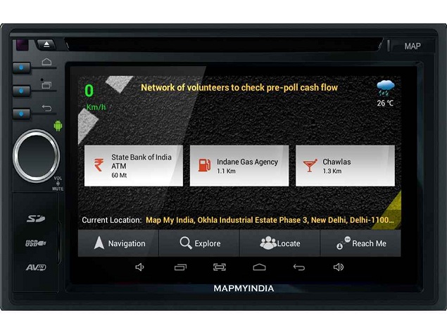 MapmyIndia Launches Android-Based ICENAV 701 In-Dash Navigation System