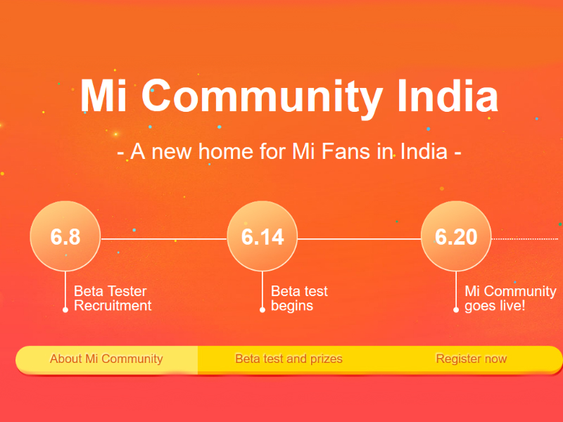 Xiaomi Mi Community for India to Launch on June 20 Xiaomi Mi Community for India to Launch on June 20