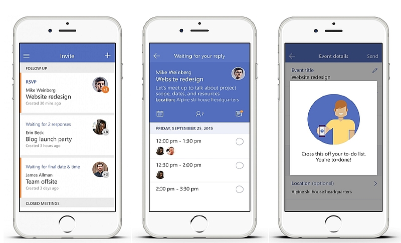 Microsoft Launches Invite App to Help Organise Meetings