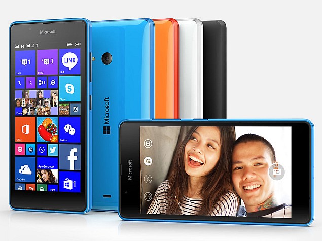 Microsoft Lumia 540 Dual SIM With 5-Inch Display Launched at Rs. 10,199