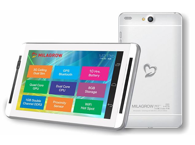 Milagrow M2Pro 3G Call Range of Voice-Calling Tablets Launched in India