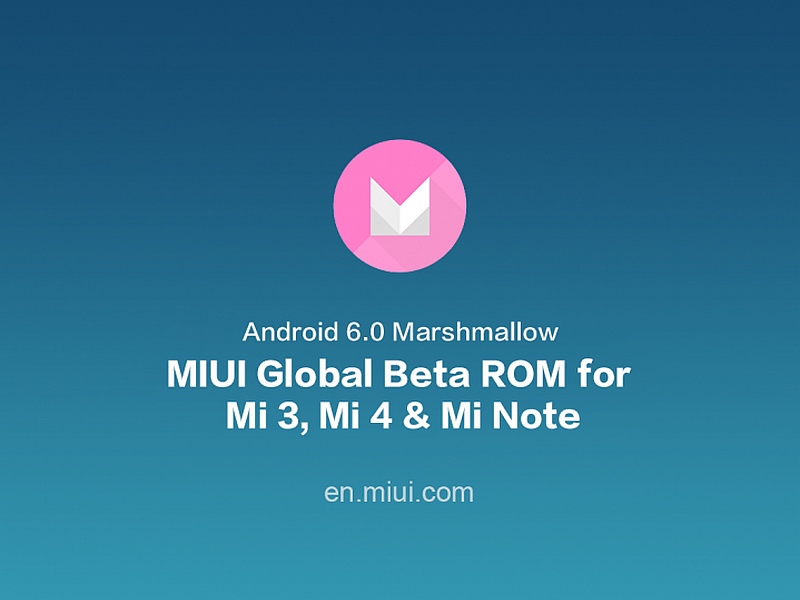 MIUI Global Beta ROM Based on Android 6.0 Marshmallow Now Available