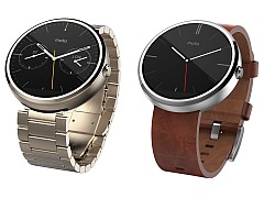 Moto 360 Gold Variant and Leather Cognac Band Listed Briefly on Amazon