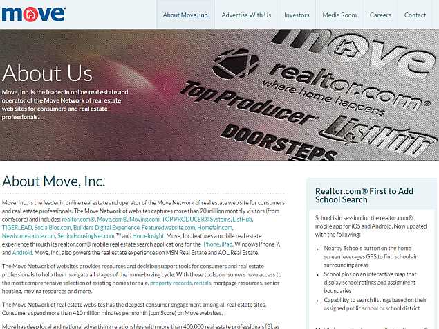 News Corp to Buy Real Estate Website Operator Move for $950 Million