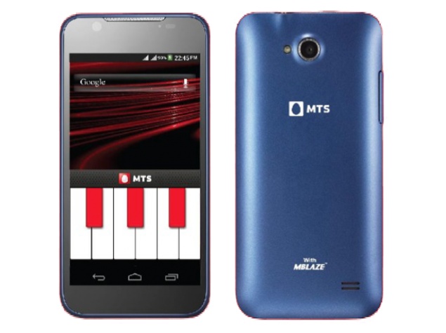 MTS Blaze 4.5 with GSM, CDMA support now available online at Rs. 9,999