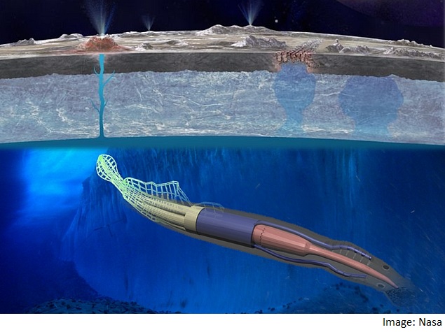 Nasa Developing Robotic Eel to Explore Jupiter's Moon Europa