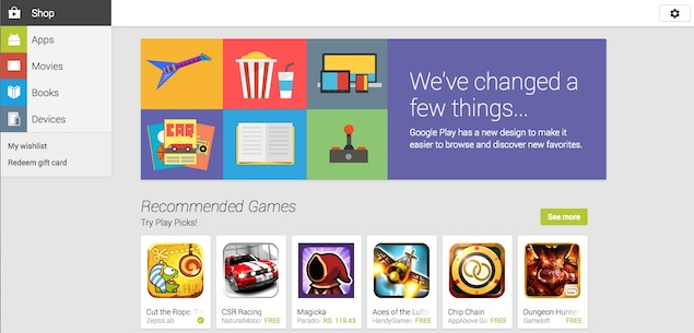 Google revamps Web version of the Play Store