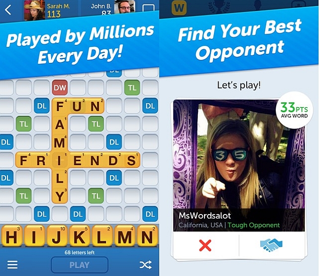 word search for words with friends