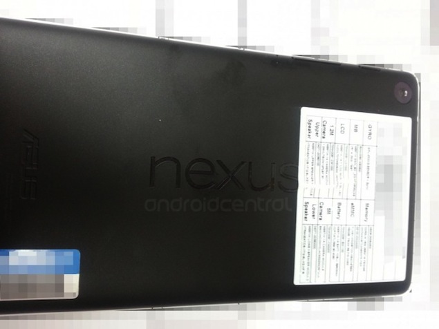 Google Nexus 7 successor spotted in leaked videos and pictures