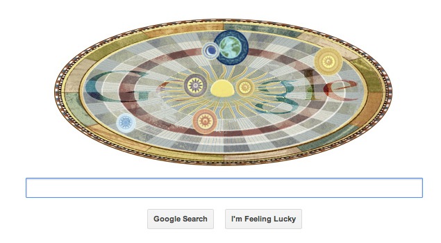 Nicolaus Copernicus's 540th birthday celebrated by animated Google doodle
