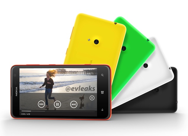 Nokia Lumia 625 pictures, specifications leak ahead of launch