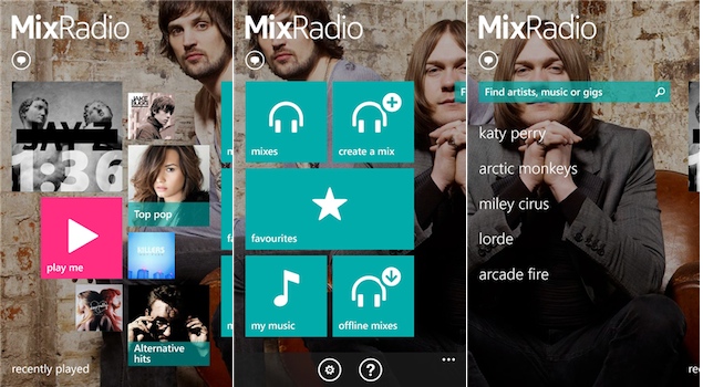 Nokia Music rebranded as MixRadio, Windows Phone app overhauled