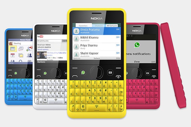 Nokia unveils Asha 210 with Wi-Fi and dedicated WhatsApp button