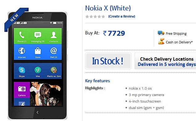 Nokia X Dual SIM Android smartphone price dropped to Rs. 7,729