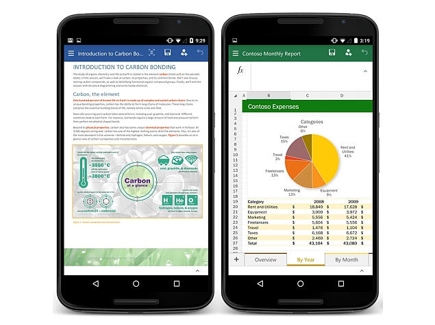 Microsoft Launches Office Preview Apps for Android Phones