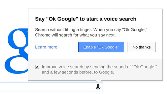 Google Chrome 35 Release Brings 'Ok Google' Voice Search Command to All