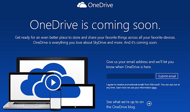 Microsoft to rename SkyDrive as OneDrive, retain logo