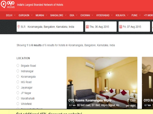 Budget Hotel Aggregator Oyo Rooms Raises $100 Million
