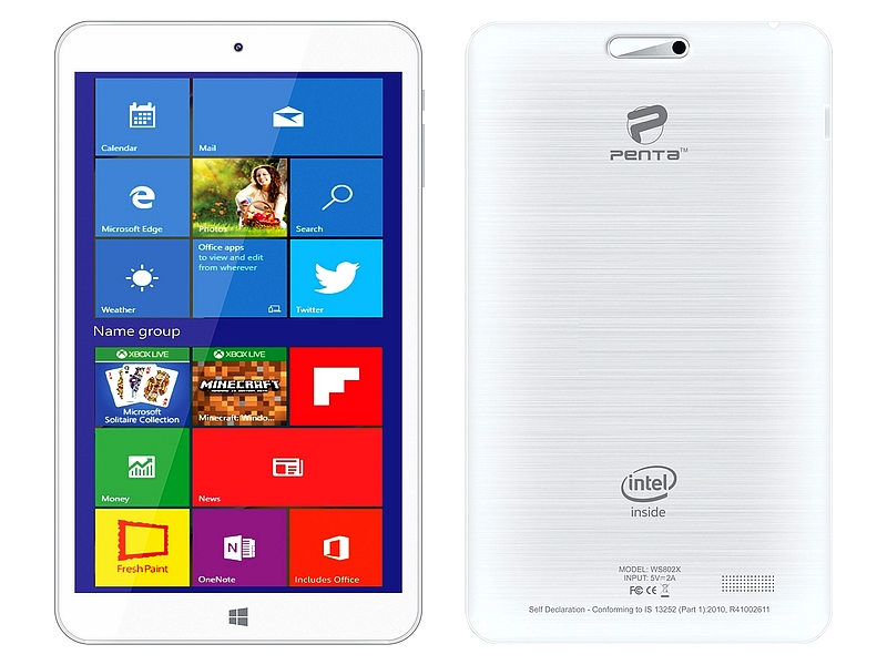 Pantel Penta T-Pad WS802X Tablet With Windows 10 Launched at Rs. 5,499