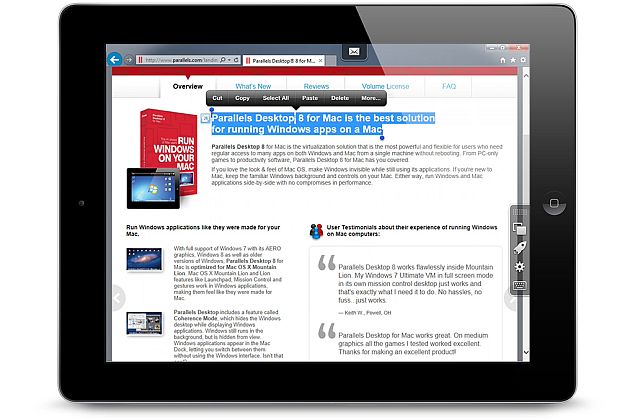 reviews parallels for mac