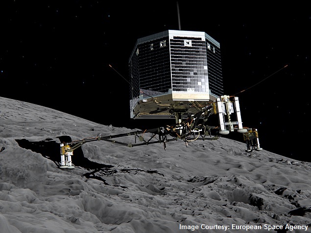 Philae Lander Safely Anchored on Comet Surface: ESA