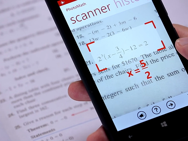 PhotoMath App Makes Solving Maths Equations as Simple as Taking a Picture