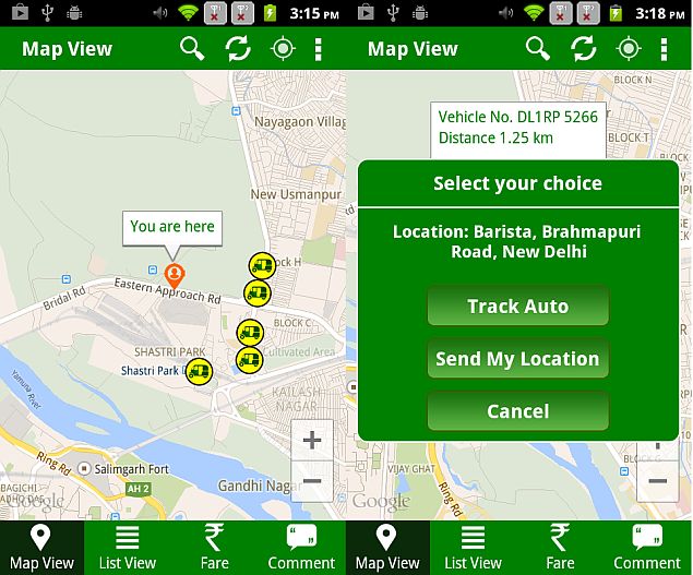 87  Auto Rickshaw Booking App for business