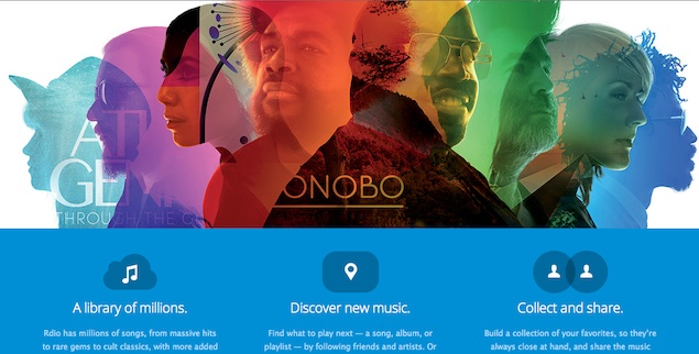 Rdio launches free music stations on its iOS and Android apps