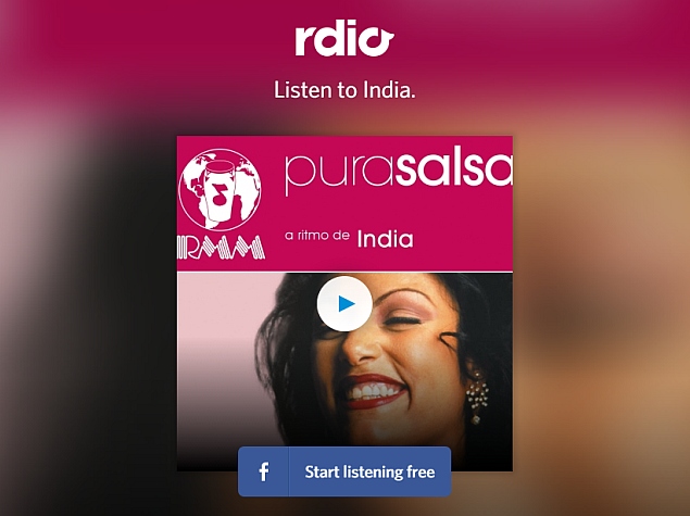 Rdio Music Streaming Service Launched in India 