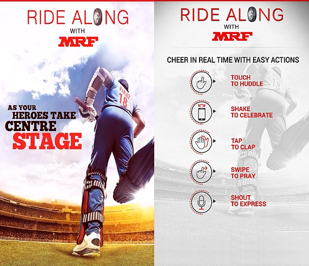 2015 Cricket World Cup: Tendulkar Launches MRF's Ride Along - Cricket Fan App