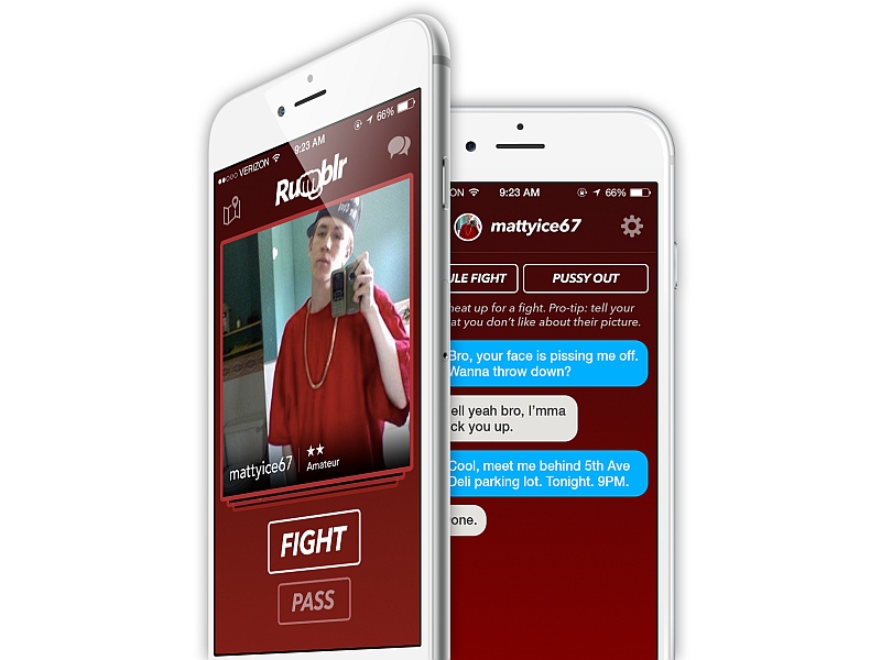 A Couple of Kids Made a Fake 'Tinder for Fighting' App, and the Internet Fell for It