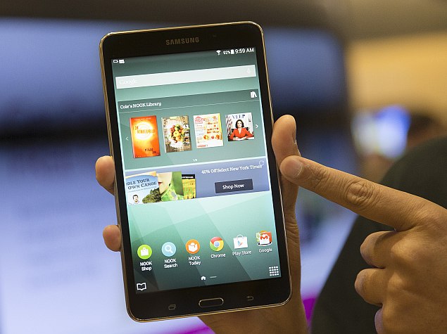 Barnes & Noble Launches Samsung Galaxy Tab 4 Nook at $179