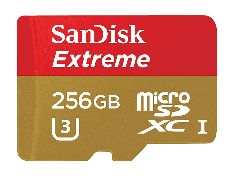 SanDisk Launches 'Fastest' 256GB microSDXC UHS-1 Card
