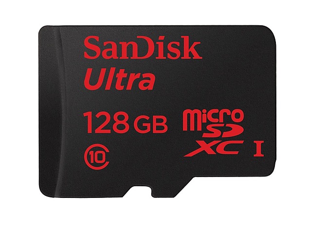 SanDisk Ultra microSDXC UHS-1 128GB memory card launched at MWC 2014