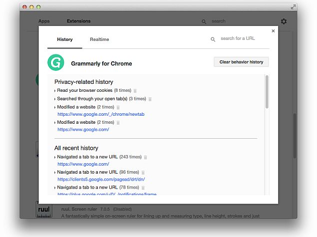 Users Can Now Track What Their Chrome Apps or Extensions Are Doing