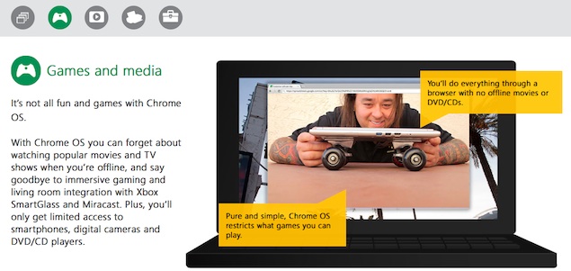 Microsoft attacks Google Chromebooks with new Scroogled video advertisement