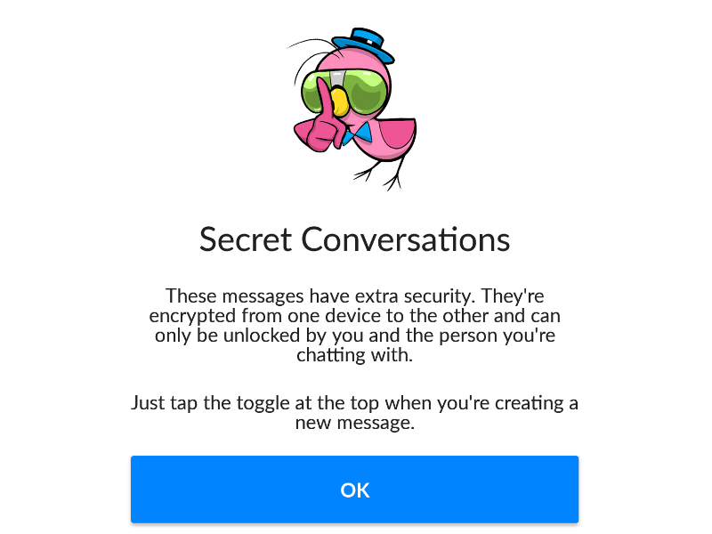 go to secret conversation