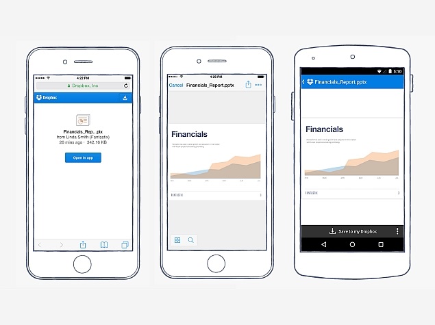 Dropbox Update for Android, iOS Lets You Open Shared Links Directly Within App