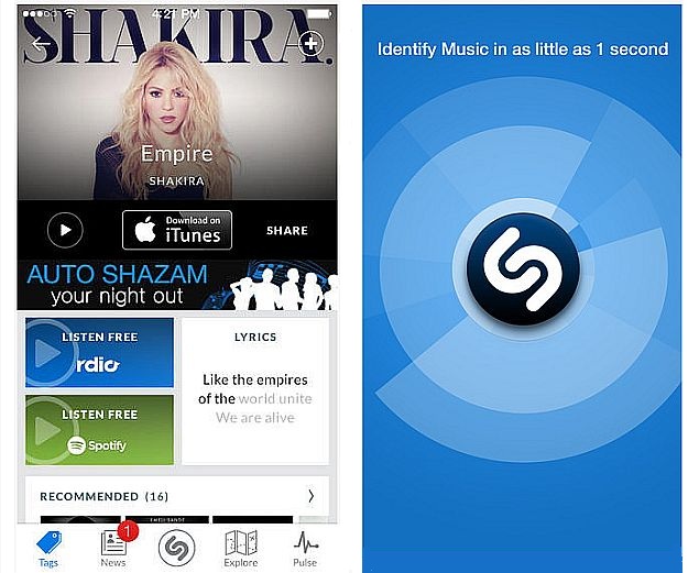 Shazam Updated With Rdio-Powered In-App Streaming of Identified Songs